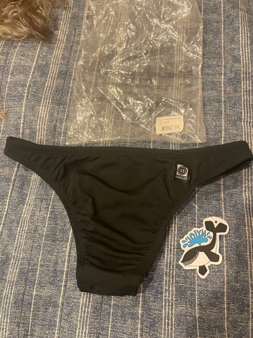 2 Jolyn Bikini Bottoms (one black & one purple)
